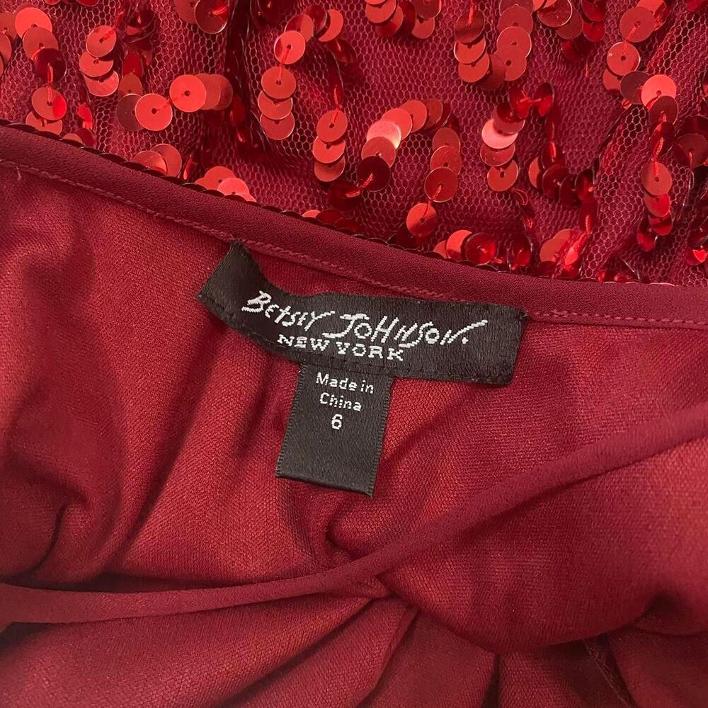 Betsey-johnson Women's Red Dress - Picture 8 of 8